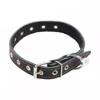 Геогазтехнология Ошейник щенячий кож.одинарная полоска 15,