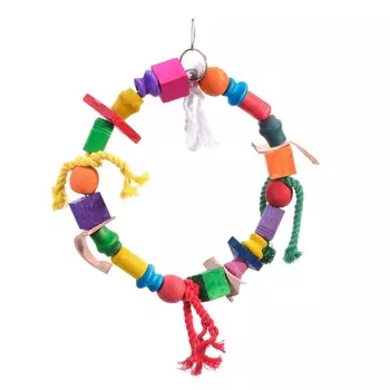 HAPPY BIRD Игрушка - качели для птиц "Кольцо настроения", 25см (Германия)