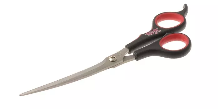 HELLO PET Ножницы изогнутые д/стрижки,полотно 8,5см 19,5см