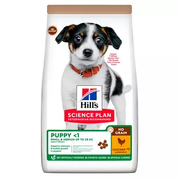 HILLS Science Plan Puppy Small&Medium No Grain Корм сух.кур./картофель д/щенков мел/сред.пор.2,5кг