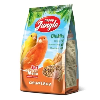 ЭКОПРОМ HAPPY JUNGLE Корм д/канареек 500г