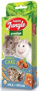 ЭКОПРОМ HAPPY JUNGLE Prestige Корзинки мед и орехи д/грызунов 85г 3шт/уп