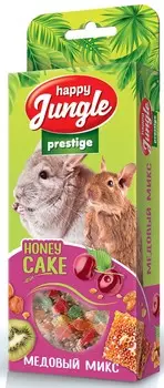 ЭКОПРОМ HAPPY JUNGLE Prestige Корзинки медовый микс д/грызунов 85г 3шт/уп