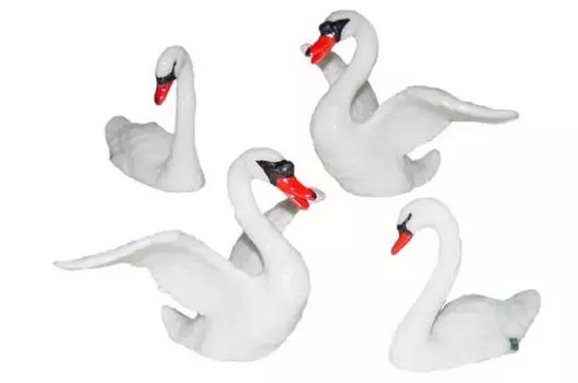 KLIMA Фигурка Белый лебедь, 7см