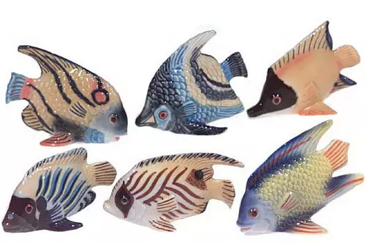 KLIMA Фигурка Цветные рыбки 5см