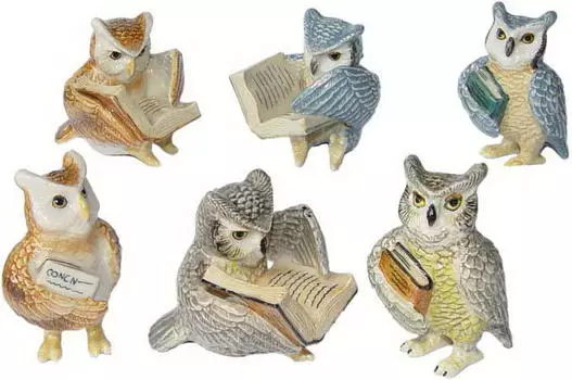 KLIMA Сова с книгой, 5см (Франция)