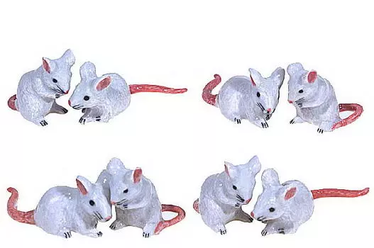 KLIMA Комплект Фигурка Белые мыши