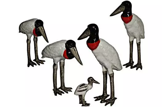 KLIMA Птица Бразильский ябиру, КОМПЛЕКТ, 8см