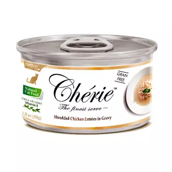 PETTRIC Cherie Корм влаж.курица в подливе д/кошек конс.80г