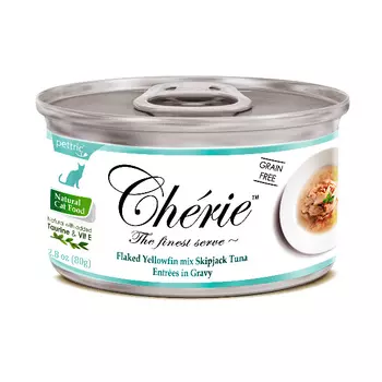PETTRIC Cherie Корм влаж.тунец в подливе д/кошек конс.80г