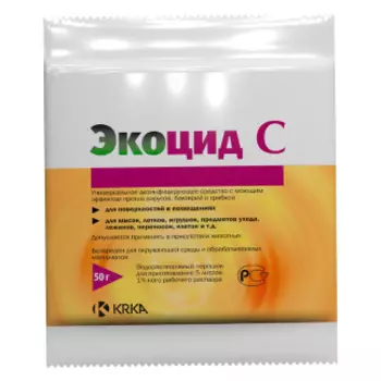 KRKA ЭКОЦИД С Дезинфицирующие средства 50г