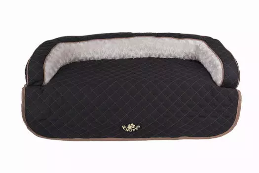 SCRUFFS Лежак для животных на диван "Wilton", черный, 90х70х14см (Великобритания)