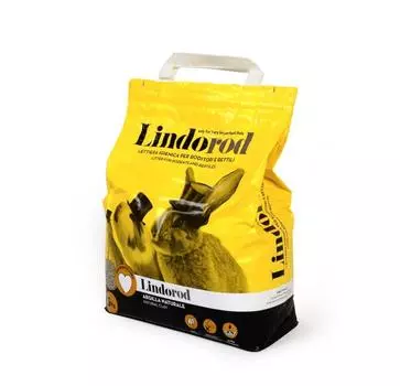 LINDO ROD Наполнитель впитывающий минеральный для грызунов и рептилий, 3кг (Италия)