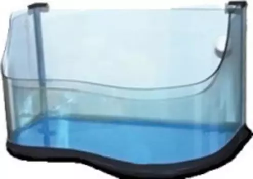 LUCKY REPTILE Акватеррариум для Черепах "Turtle-Tarrium", черный, 60х36х26/36см, 30л(Германия)!