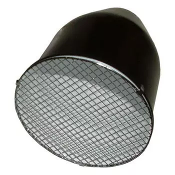 LUCKY REPTILE Аксессуар для ламп "Плафон-отражатель с защитной сеткой, мини", черный (Германия)