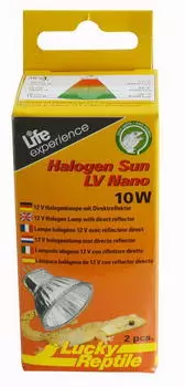 LUCKY REPTILE Лампа галогеновая "Halogen Sun Nano 10Вт, 2шт" (Германия)