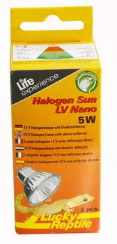 LUCKY REPTILE Лампа галогеновая "Halogen Sun Nano 5Вт, 2шт" (Германия)
