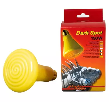 LUCKY REPTILE Лампа тепловая керамическая для рептилий "Dark Spot 150Вт" (Германия)