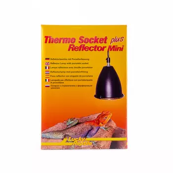 LUCKY REPTILE Светильник с отражателем и защитной сеткой "Mini", черный, 10.5x10.5x12см (Германия)