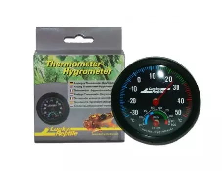 LUCKY REPTILE Термометр - гигрометр пластиковый, механический (Германия)