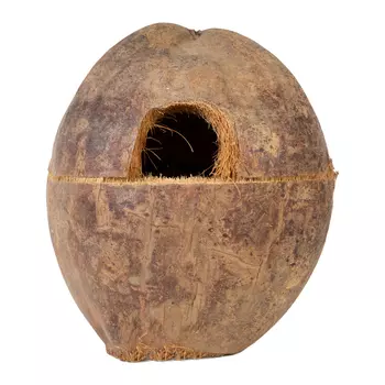 LUCKY REPTILE Укрытие для рептилий, кокосовый домик "COCO BOX", 20.5x17x17см (Германия)