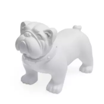 Манекен собаки AFELLOW "Английский бульдог Taz-1", белый, 42.5х20х31см