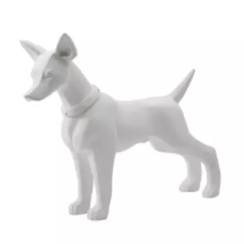Манекен собаки AFELLOW "Вольт", белый, 55х11.5х42.5см