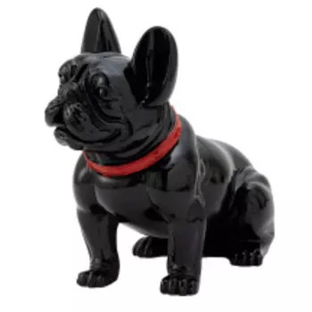 Манекен собаки "Французский бульдог Kevin-6", чёрный, 38х22х33см