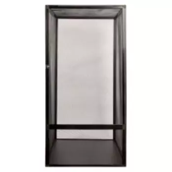 MCLANZOO Террариум сетчатый алюминиевый, чёрный, 60х60хН120см