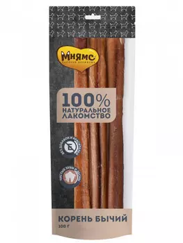 МНЯМС Лакомство Корень бычий д/собак 500г