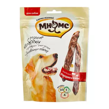 МНЯМС Мягкие колбаски говядина,ягненок д/собак 70г