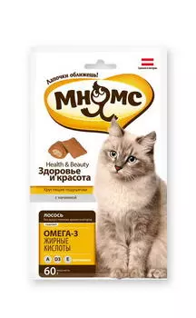 МНЯМС Pro Pet Хрустящие подушечки лосось д/кошек 60г