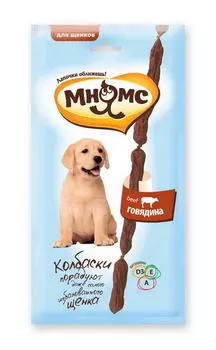 МНЯМС Pro Pet Мягкие колбаски с говядиной д/щенков 30гр