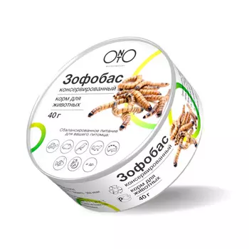 ONTO Зофобас Корм д/животных конс.40г