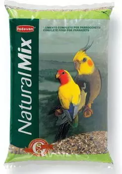 PADOVAN Naturalmix Parrocchetti Корм д/средн.попугаев 850г