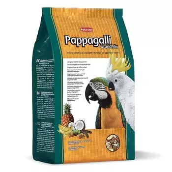 PADOVAN Pappagali Grandmix Корм д/крупных попугаев 600г