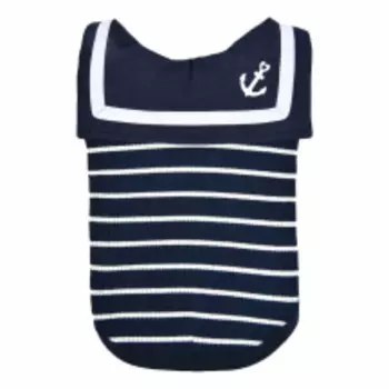 PINKAHOLIC Футболка для собак "Cordelia", синяя в полоску, S (Южная Корея)!
