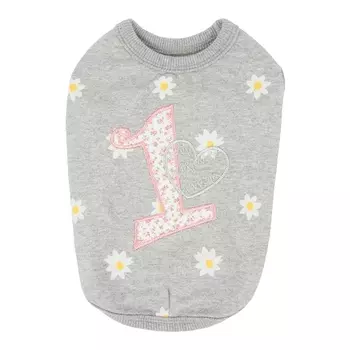 PINKAHOLIC Футболка для собак "Amias", серая, M (Южная Корея)!