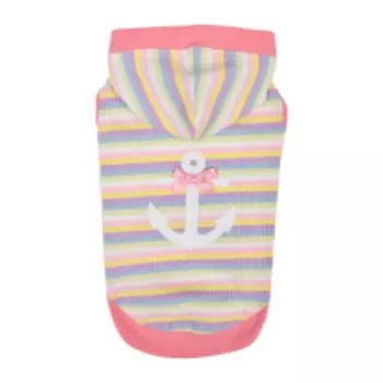 PINKAHOLIC Футболка с капюшоном для собак "Maire", розовая, M (Южная Корея)