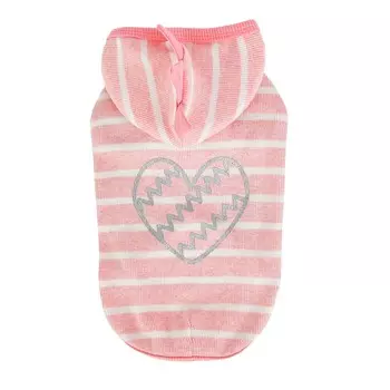 PINKAHOLIC Футболка с капюшоном для собак "Mamours", розовый, S (Южная Корея)!