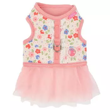 PINKAHOLIC Шлейка с юбкой "Crocus", розовая, L (Южная Корея)!