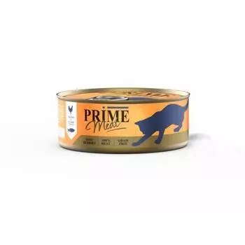 PRIME MEAT Adult Корм влаж.курица с лососем филе в желе д/кошек конс.100г