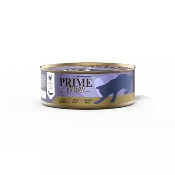PRIME MEAT Adult Корм влаж.курица с тунцом филе в желе д/кошек конс.100г