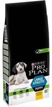 PRO PLAN OptiStart Puppy Large Athletic Корм сух.курица д/щенков кр.пород 3кг