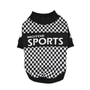 PUPPIA Футболка для собак "Racer", чёрная, S (Южная Корея)!