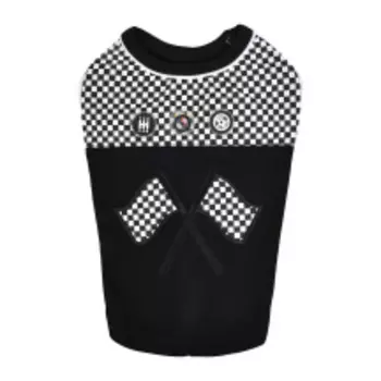 PUPPIA Футболка для собак "Ralli", чёрная, S, 21х31х19см (Южная Корея)!