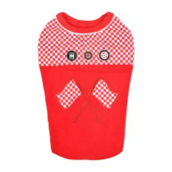 PUPPIA Футболка для собак "Ralli", красная, S, 21х31х19см (Южная Корея)!