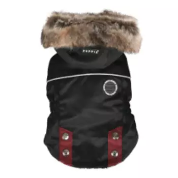 PUPPIA Куртка для собак с капюшоном "Brock", чёрная, S (Южная Корея)