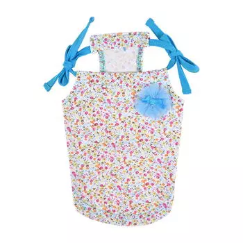 PUPPIA Майка для собак "WildFlower", голубая, L (Южная Корея)!