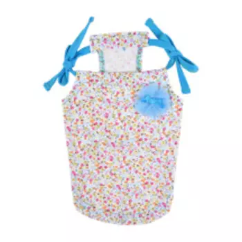 PUPPIA Майка для собак "WildFlower", голубая, S (Южная Корея)!